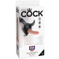 KING COCK HARNESS MIT REALISTISCHEM PENIS 15,20 CM – Produktansicht 2