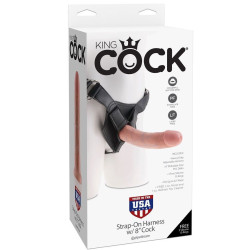 KING COCK HARNESS MIT REALISTISCHEM NATURPENIS 20,3 CM – Produktansicht 5