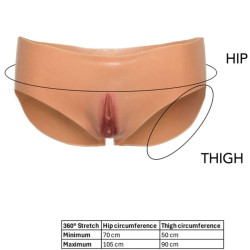 VERBORGENE BEGIERDE - ALTER EGO OFFENE VAGINA BRIEF HOHE TAILLEN FLEISCH – Produktansicht 5