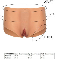 VERBORGENE BEGIERDE - ALTER EGO OFFENE VAGINA & ANUS SHORT MITTELGROSSER TAILLE FLEISCH – Produktansicht 5