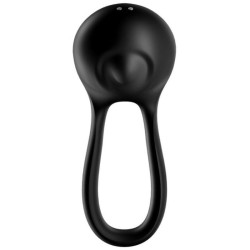 SATISFYER - MAJESTIC DUO RING VIBRATOR SCHWARZ – Produktansicht 2
