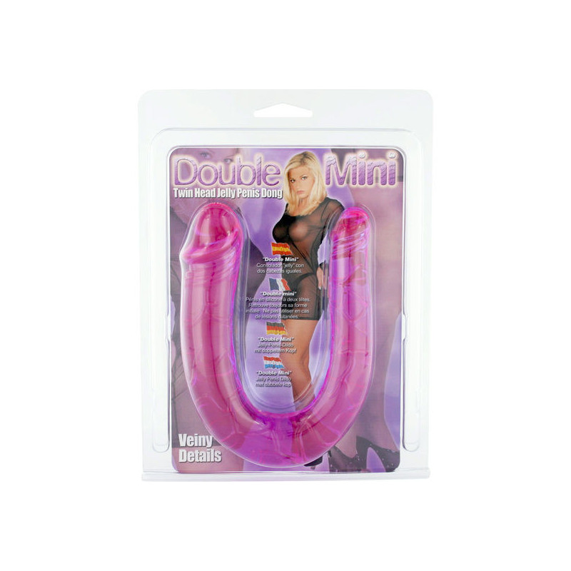 SEVEN CREATIONS - PENIS MIT ZWEI FLEXIBLEN JELLY-KÖPFEN