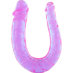 SEVEN CREATIONS - PENIS MIT ZWEI FLEXIBLEN JELLY-KÖPFEN – Produktansicht 2