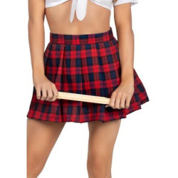 LEG AVENUE - KLASSISCHES COLLEGE-KOSTÜM ROT M/L – Produktansicht 7