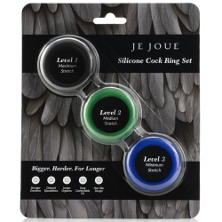 JE JOUE - SILIKON-SET SILIKON-PENISRINGE – Produktansicht 2