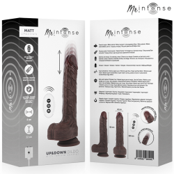 MR INTENSE – MATT REALISTISCHES MULTIFUNKTIONS-MOTOR MIT VIBRATION, AUF- UND AB-FERNBEDIENUNG, 22 CM – O – 4 CM –…