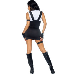 LEG AVENUE - KOSTÜM SEXY SWAT OFFIZIELL SCHWARZ M/L – Produktansicht 4