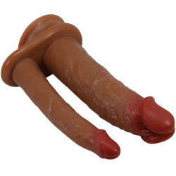 PRETTY LOVE - GORAN DOPPELDILDO REALISTISCHER NATÜRLICHER MULATO – Produktansicht 2
