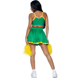 LEG AVENUE - KOSTÜM CHEERLEADER GRÜN S/M – Produktansicht 2