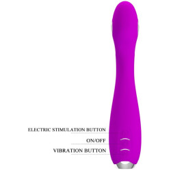 PRETTY LOVE - HECTOR WIEDERAUFLADBARER ELEKTROSCHOCK-VIBRATOR WASSERDICHT LILA – Produktansicht 6