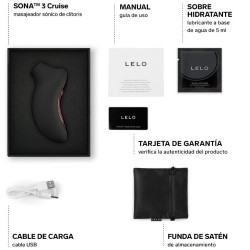 LELO - SONA 3 CRUISE SONIC KLITORALSAGER SCHWARZ – Produktansicht 5