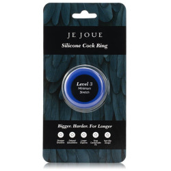 JE JOUE - BLAUER SILIKONRING - MINIMALE STRANGULATION – Produktansicht 6