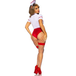 LEG AVENUE - SEXY KRANKENSCHWESTERKOSTÜM ROT/WEISS S – Produktansicht 8