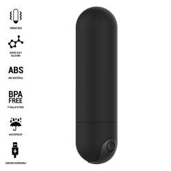 INTENSE - KAREN MINI WIEDERAUFLADBARER VIBRATIONSKUGEL SCHWARZ – Produktansicht 2