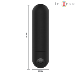 INTENSE - KAREN MINI WIEDERAUFLADBARER VIBRATIONSKUGEL SCHWARZ – Produktansicht 6