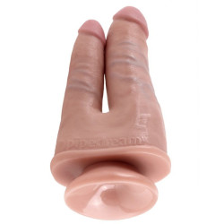 KING COCK - DOUBLE PENETRATOR FLEISCH – Produktansicht 3