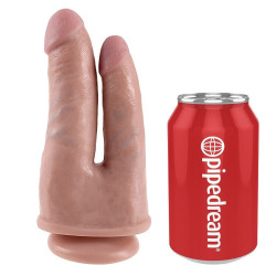 KING COCK - DOUBLE PENETRATOR FLEISCH – Produktansicht 4