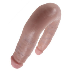 KING COCK - DOPPELPENETRATIONSDILDO 12.7 CM NATÜRLICH – Produktansicht 2