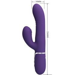 PRETTY LOVE - MULTIFUNKTIONS-G-SPOT-VIBRATOR LILA – Produktansicht 2
