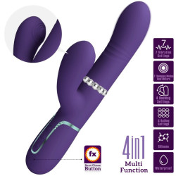 PRETTY LOVE - MULTIFUNKTIONS-G-SPOT-VIBRATOR LILA – Produktansicht 3