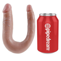 KING COCK - DOPPELPENETRATIONSDILDO 12.7 CM NATÜRLICH – Produktansicht 4