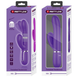 PRETTY LOVE - MULTIFUNKTIONS-G-SPOT-VIBRATOR LILA – Produktansicht 4
