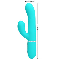 PRETTY LOVE - MULTIFUNKTIONS-G-SPOT-VIBRATOR AQUA GRÜN – Produktansicht 2
