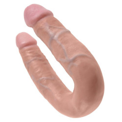 KING COCK - DOPPELPENETRATIONSDILDO 13.9 CM NATÜRLICH – Produktansicht 3