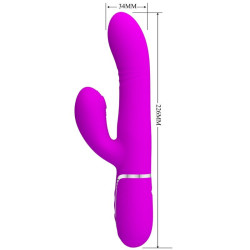 PRETTY LOVE - MULTIFUNKTIONS-G-SPOT-VIBRATOR FUCHSIA – Produktansicht 2
