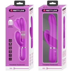PRETTY LOVE - MULTIFUNKTIONS-G-SPOT-VIBRATOR FUCHSIA – Produktansicht 4