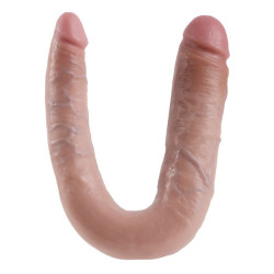 KING COCK - DOPPELPENETRATIONSDILDO 17.8 CM NATÜRLICH – Produktansicht 5