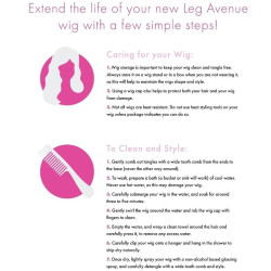 LEG AVENUE - LANGE, GLATTE PERÜCKE MIT PONG – Produktansicht 2