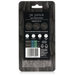 JE JOUE - MAXIMALER STRETCH-COCKRING AUS SILIKON - SCHWARZ – Produktansicht 5