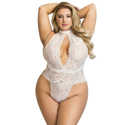 SUBBLIME - 953850 SPITZEN-BODYSUIT WEISS S/M – Produktansicht 2