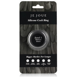 JE JOUE - MAXIMALER STRETCH-COCKRING AUS SILIKON - SCHWARZ – Produktansicht 6