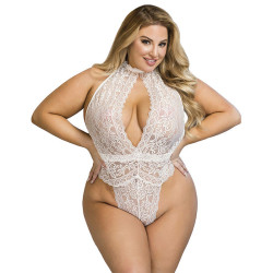 SUBBLIME - 953867 SPITZEN-BODYSUIT WEISS L/XL – Produktansicht 2