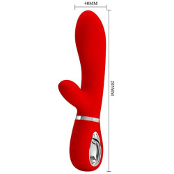 PRETTY LOVE - THOMAS MULTIFUNKTIONS-G-SPOT-VIBRATOR ROT – Produktansicht 5