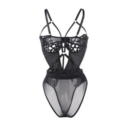 SUBBLIME - 954055 SEXY SPITZEN-BODY SCHWARZ S/M – Produktansicht 4