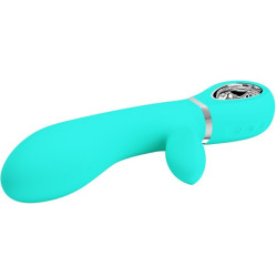 PRETTY LOVE - THOMAS MULTIFUNKTIONS-G-SPOT-VIBRATOR AQUA GREEN – Produktansicht 4