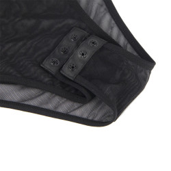 SUBBLIME - 954055 SEXY SPITZEN-BODY SCHWARZ S/M – Produktansicht 8