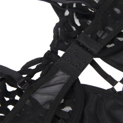 SUBBLIME - 954055 SEXY SPITZEN-BODY SCHWARZ S/M – Produktansicht 10