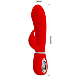 PRETTY LOVE - PRESCOTT MULTIFUNKTIONS-G-SPOT-VIBRATOR ROT – Produktansicht 5