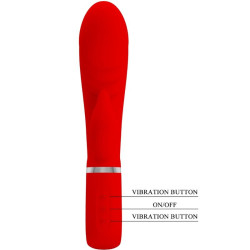 PRETTY LOVE - PRESCOTT MULTIFUNKTIONS-G-SPOT-VIBRATOR ROT – Produktansicht 6