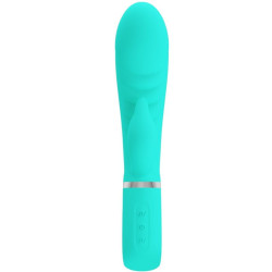 PRETTY LOVE - PRESCOTT MULTIFUNKTIONS-G-SPOT-VIBRATOR AQUA GREEN – Produktansicht 2