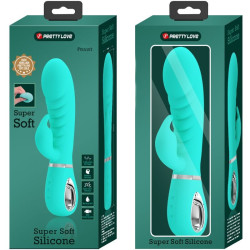 PRETTY LOVE - PRESCOTT MULTIFUNKTIONS-G-SPOT-VIBRATOR AQUA GREEN – Produktansicht 9