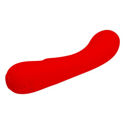 PRETTY LOVE - PRESCOTT WIEDERAUFLADBARER VIBRATOR ROT – Produktansicht 3