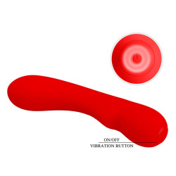 PRETTY LOVE - PRESCOTT WIEDERAUFLADBARER VIBRATOR ROT – Produktansicht 6