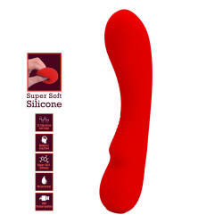 PRETTY LOVE - PRESCOTT WIEDERAUFLADBARER VIBRATOR ROT – Produktansicht 7