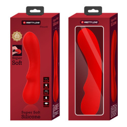 PRETTY LOVE - PRESCOTT WIEDERAUFLADBARER VIBRATOR ROT – Produktansicht 9