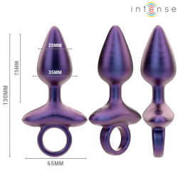 INTENSE - MICHAEL VIBRIERENDER ANALSTECKER MODELL 2 FERNBEDIENUNG – Produktansicht 3